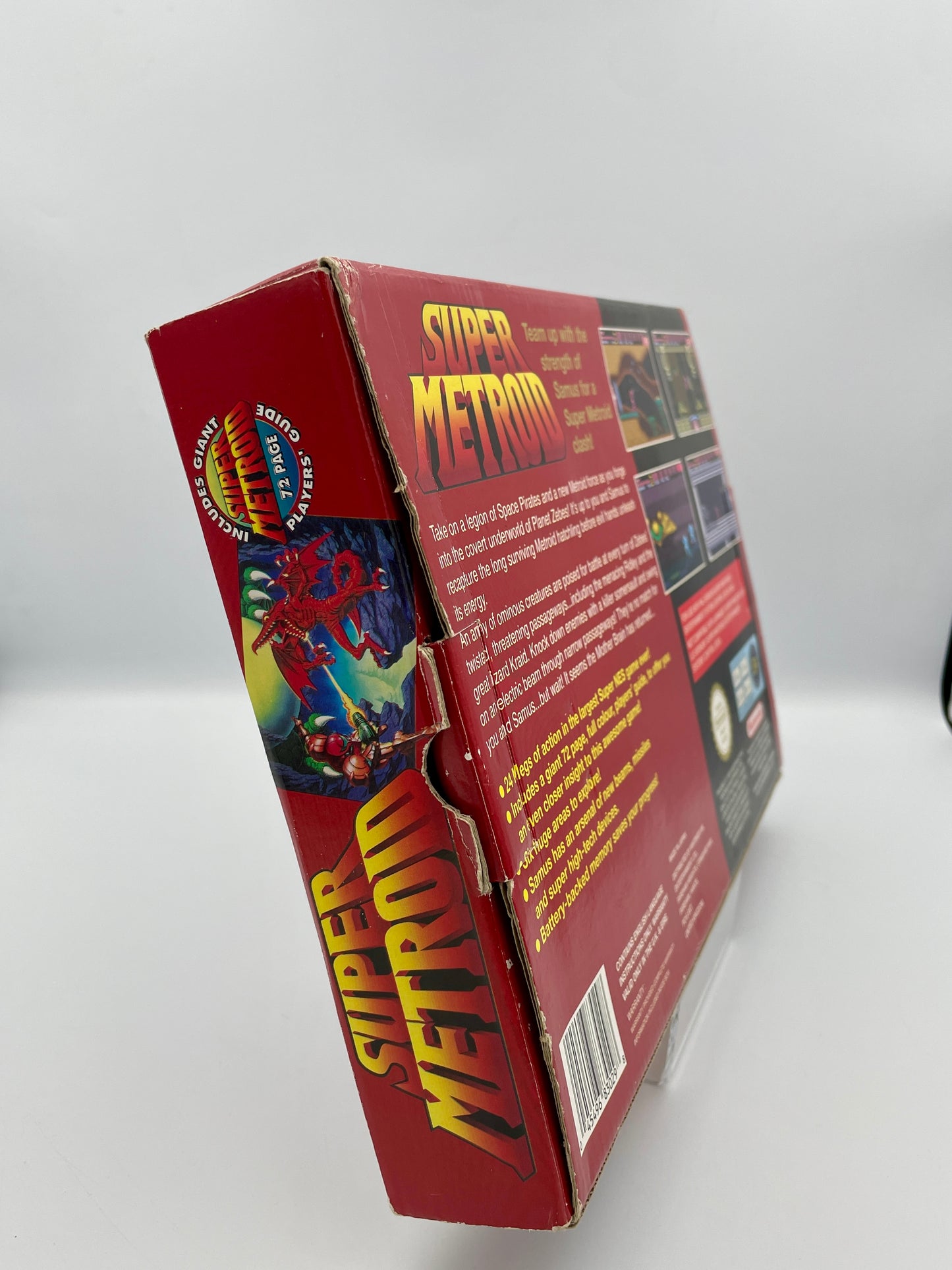 Super Metroid SNES Big Box Edition Complete in Box
