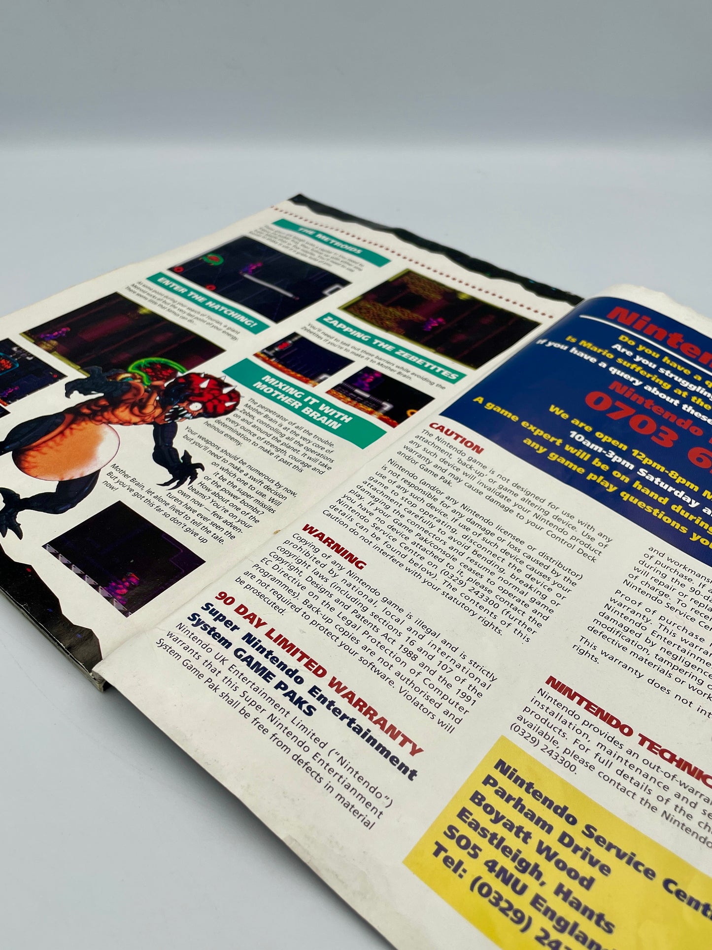 Super Metroid SNES Big Box Edition Complete in Box