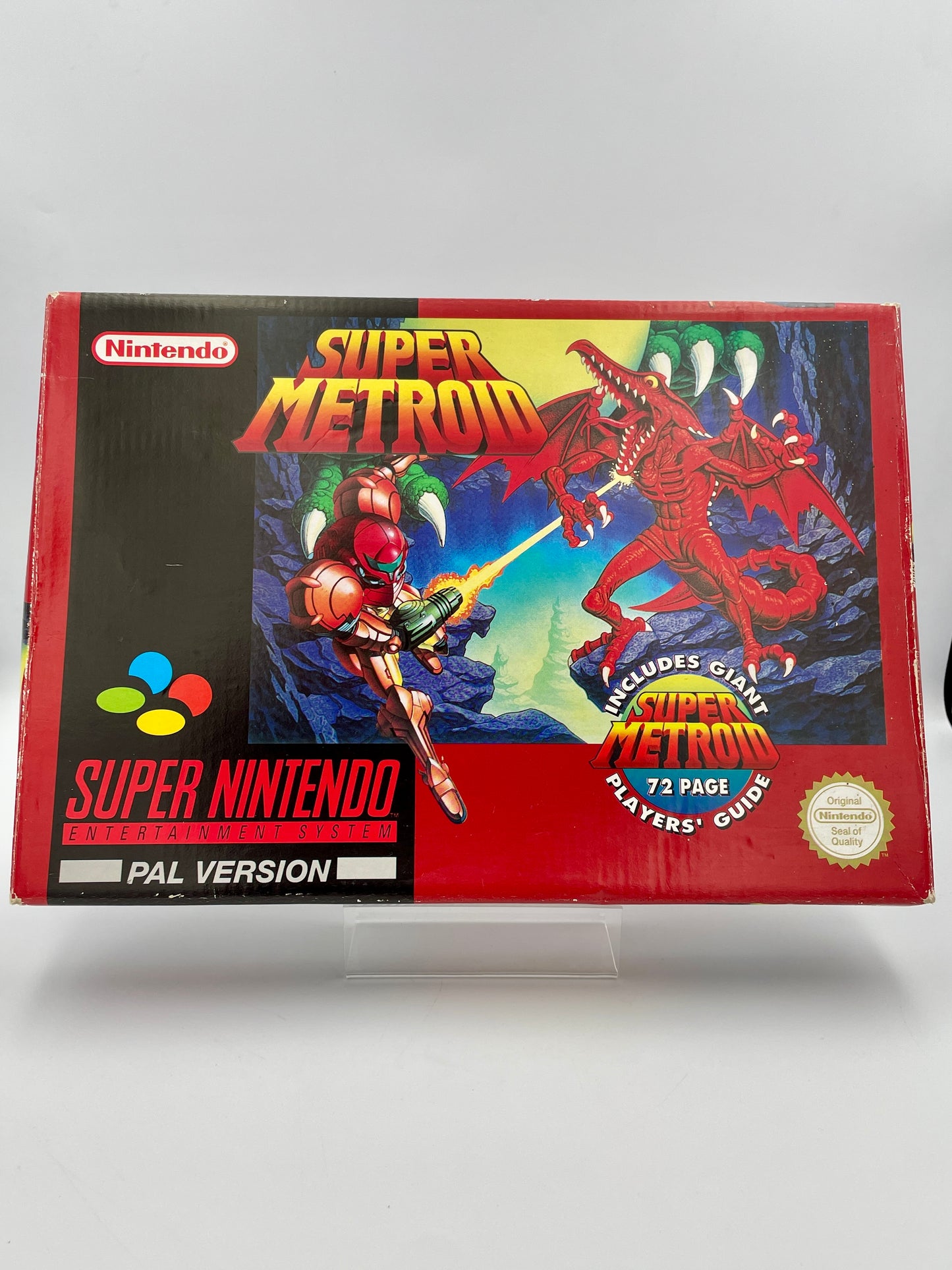 Super Metroid SNES Big Box Edition Complete in Box