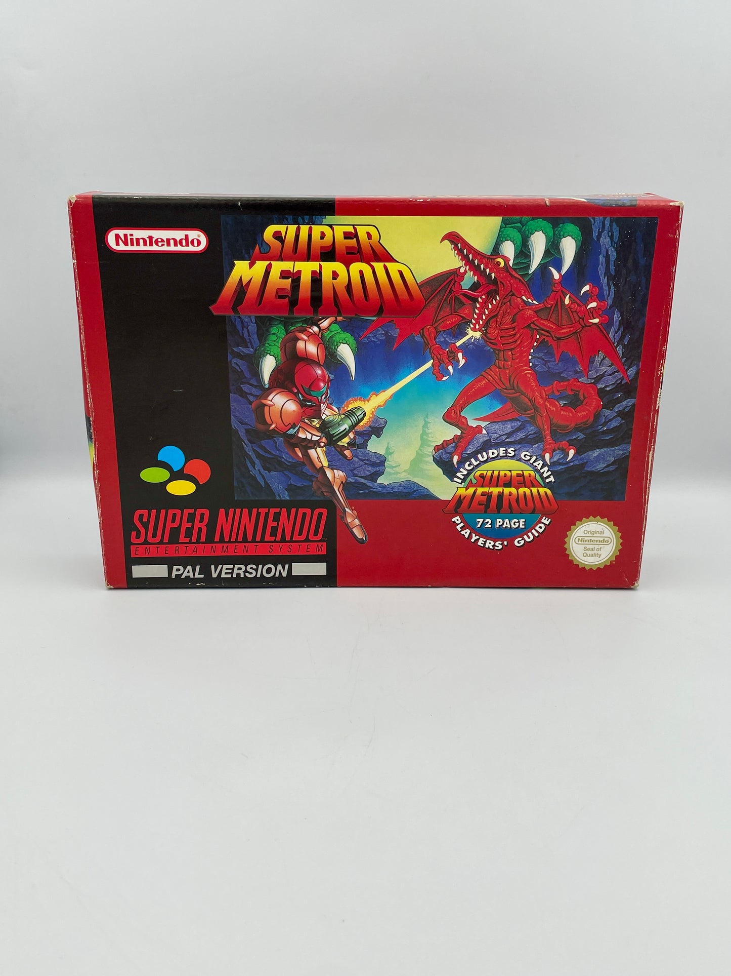 Super Metroid SNES Big Box Edition Complete in Box
