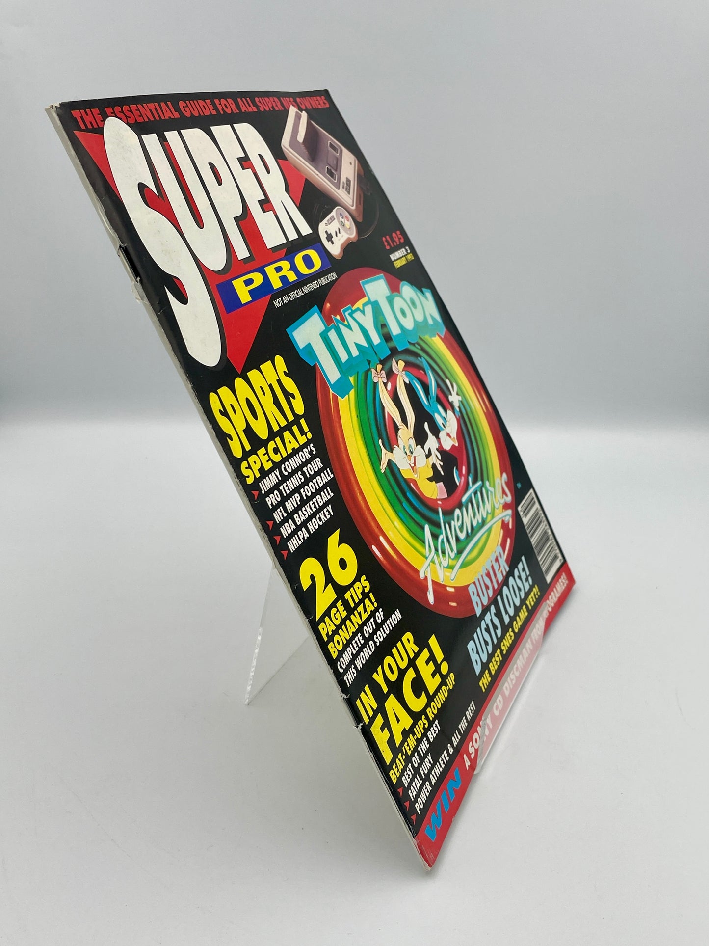 Super Pro Magazine Tiny Toons Edition - Issue 3 - 1993