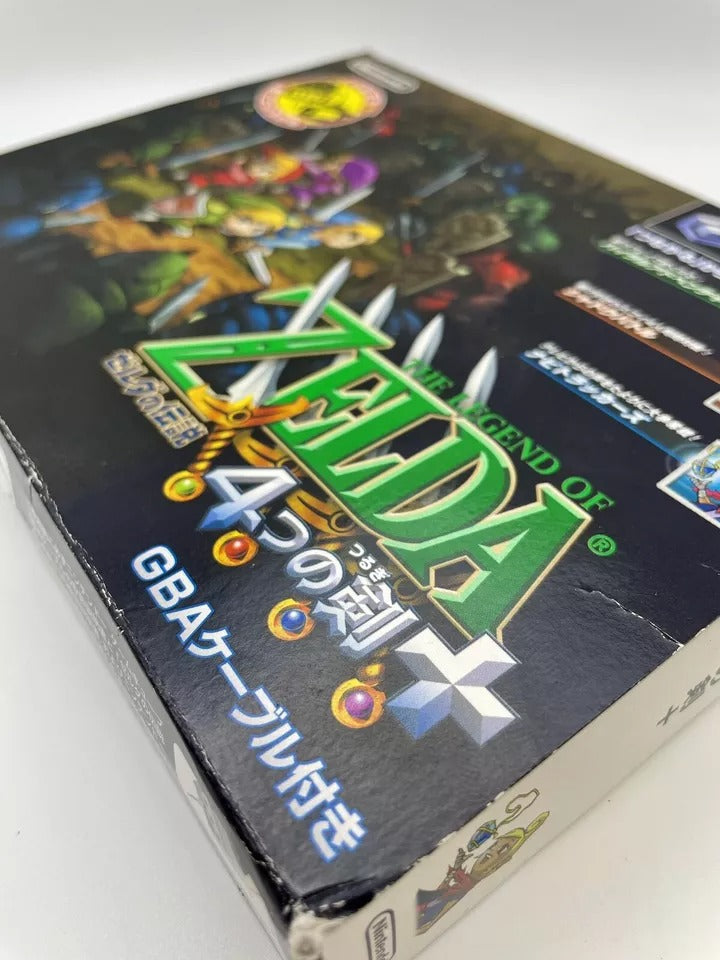 Legend of Zelda Four Swords Nintendo Gamecube JAPANESE NTSC-J with Link cable