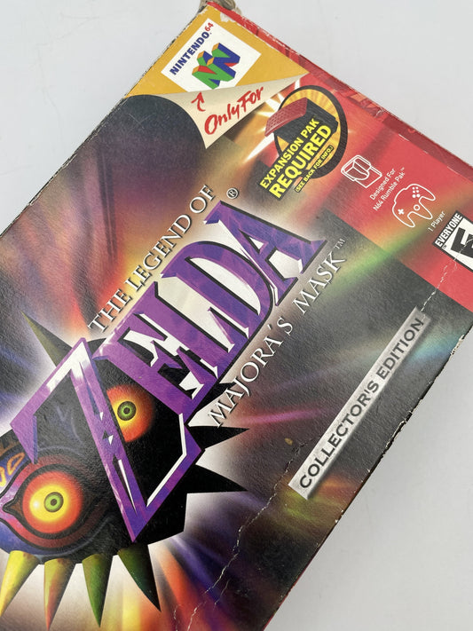 Collector's edition box of 'The Legend of Zelda: Majora's Mask' on a white background
