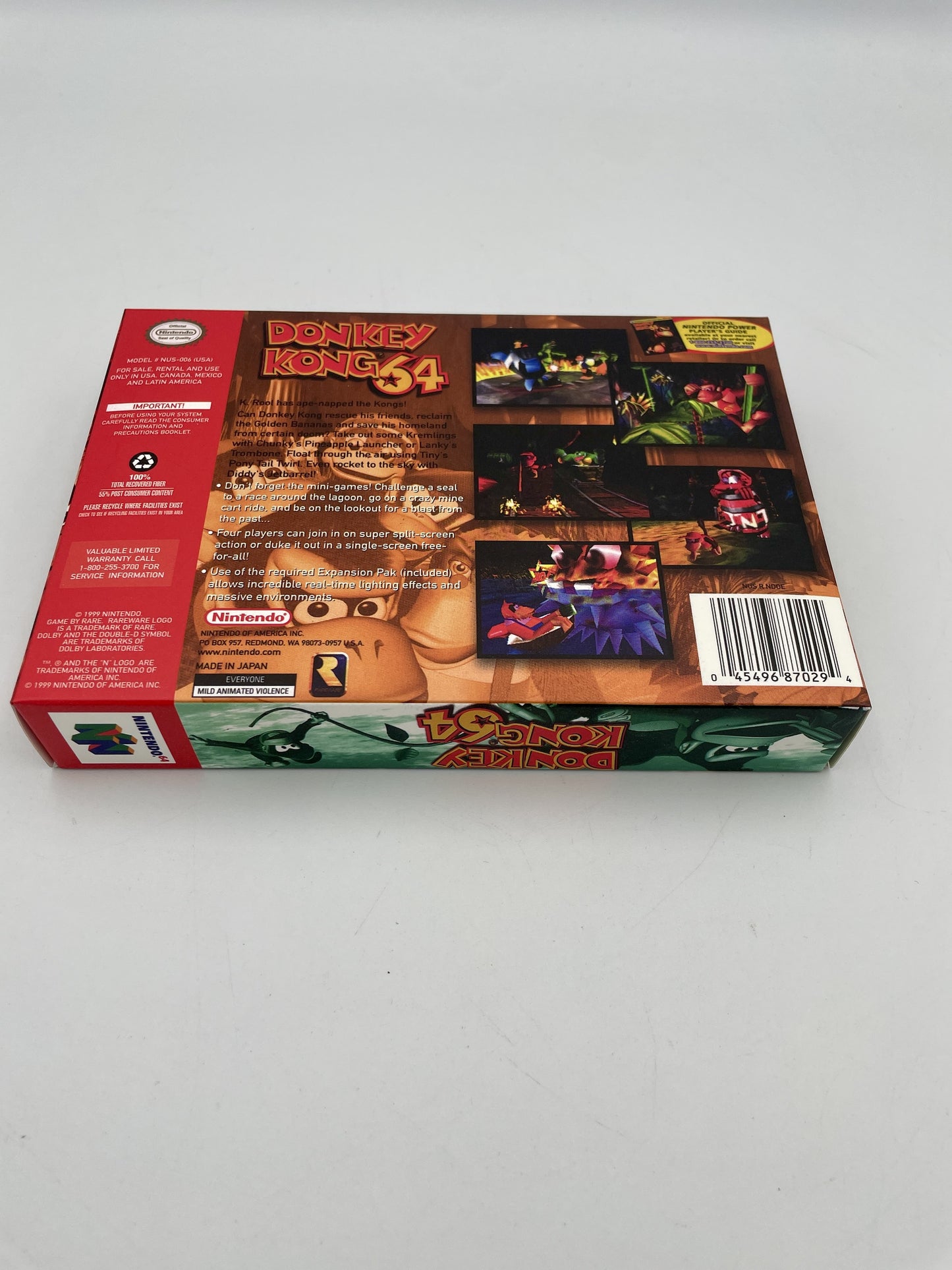 Donkey Kong N64 Collectors Edition + Game Guide