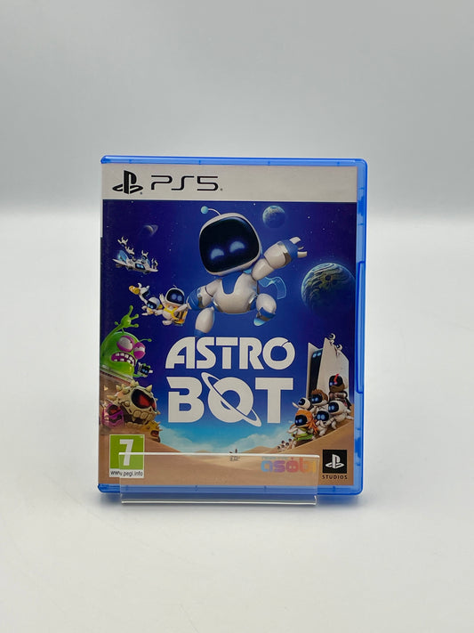 Astro Bot game for PS5 on a white background