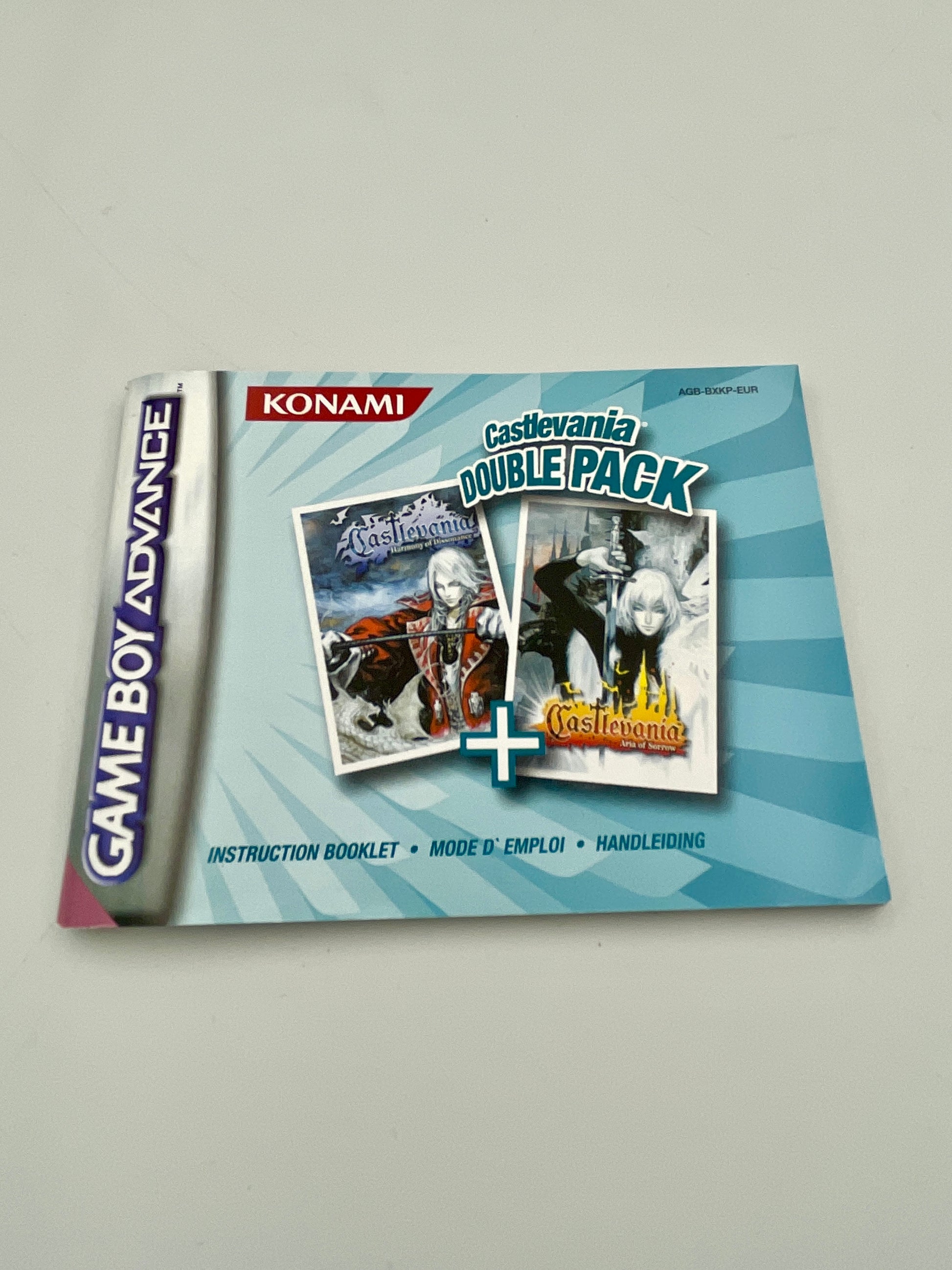 Konami Game Boy Advance Castlevania Double Pack on a light gray background