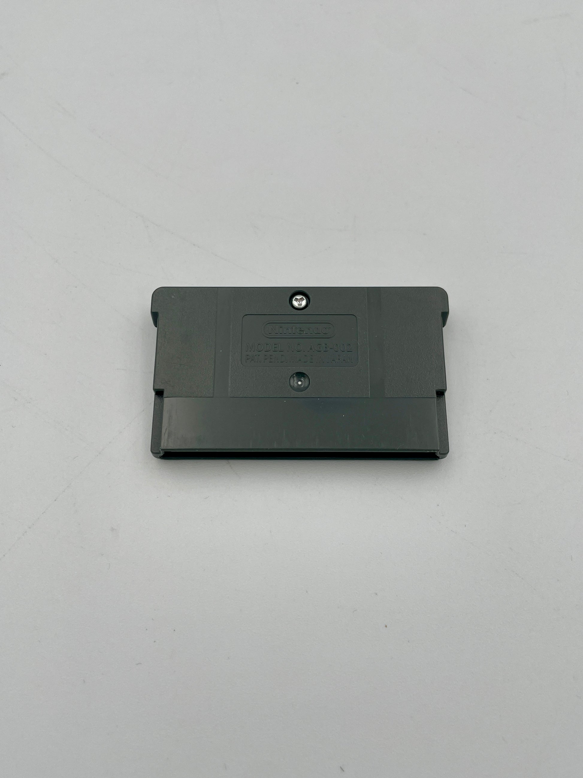Black rectangular object on a gray background