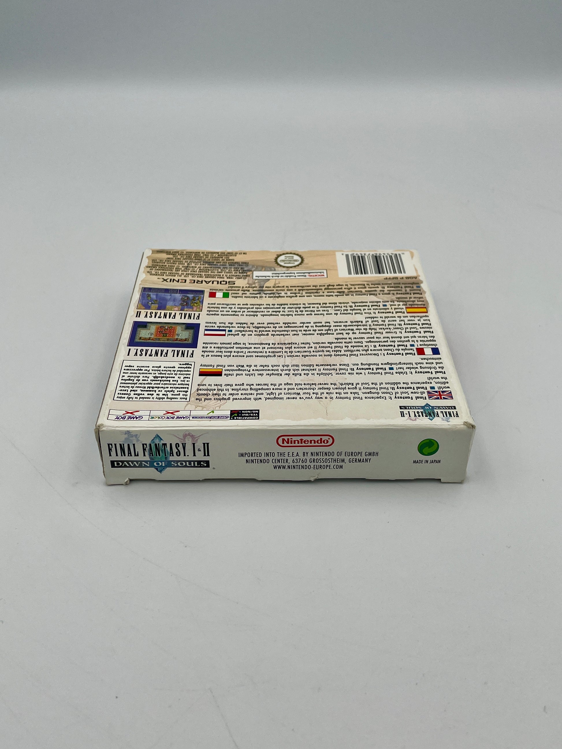 Nintendo GameCube game case for 'Final Fantasy XII' on a gray background