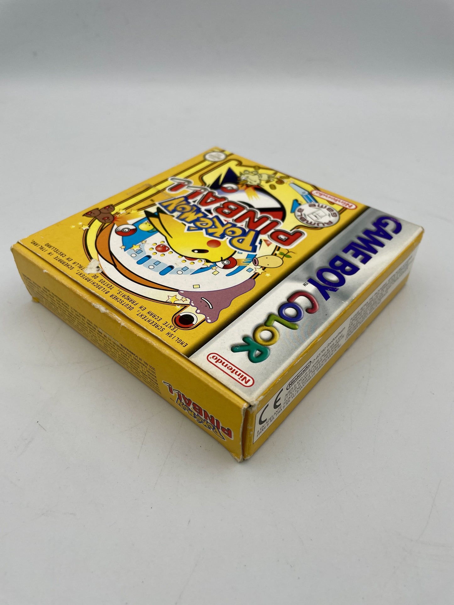 Game Boy Color Pokémon Pinball complete in box with rumble cartridge, manual and original packaging