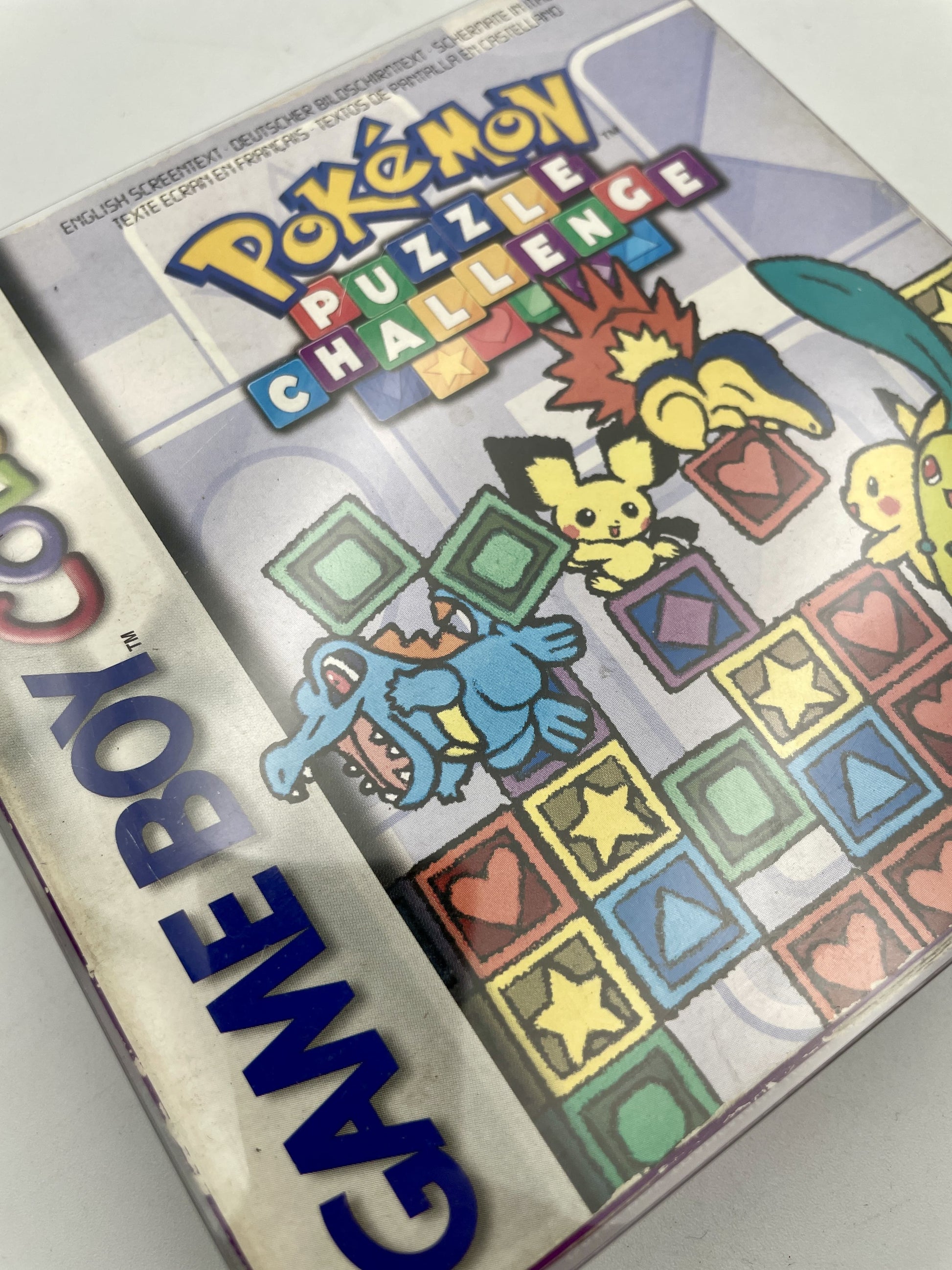 Game Boy Color Pokémon Puzzle Challenge complete in box with original cartridge, manual and artwork