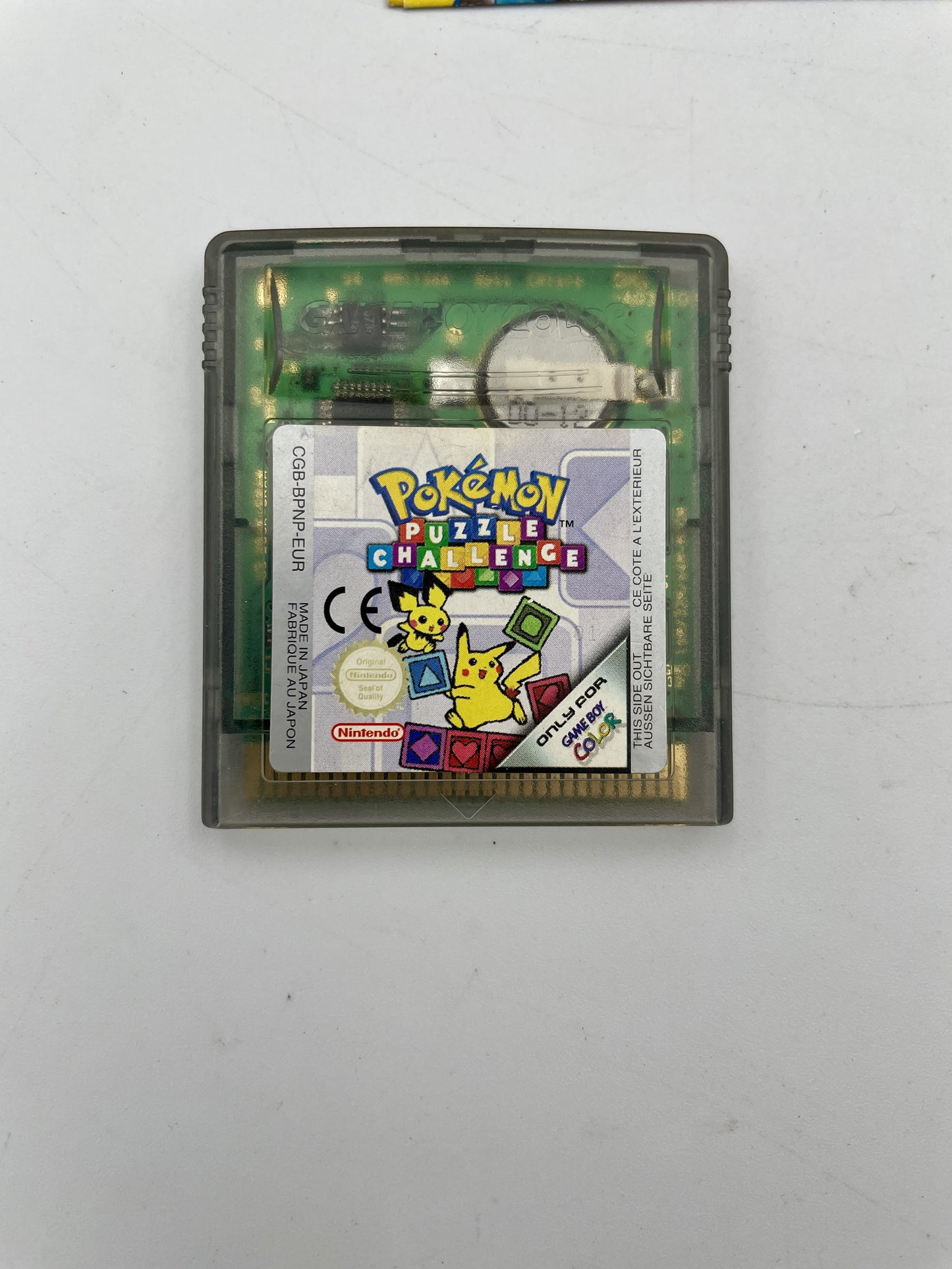 Game Boy Color Pokémon Puzzle Challenge complete in box with original cartridge, manual and artwork