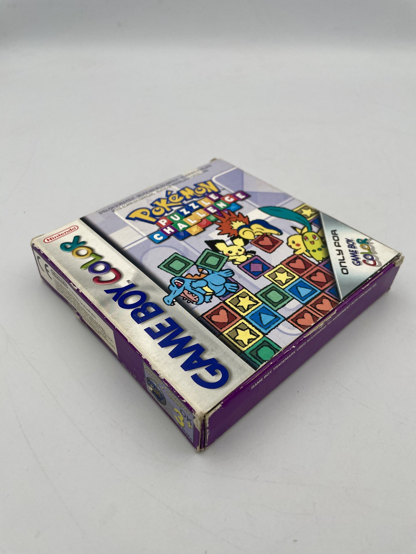 Game Boy Color Pokémon Puzzle Challenge complete in box with original cartridge, manual and artwork