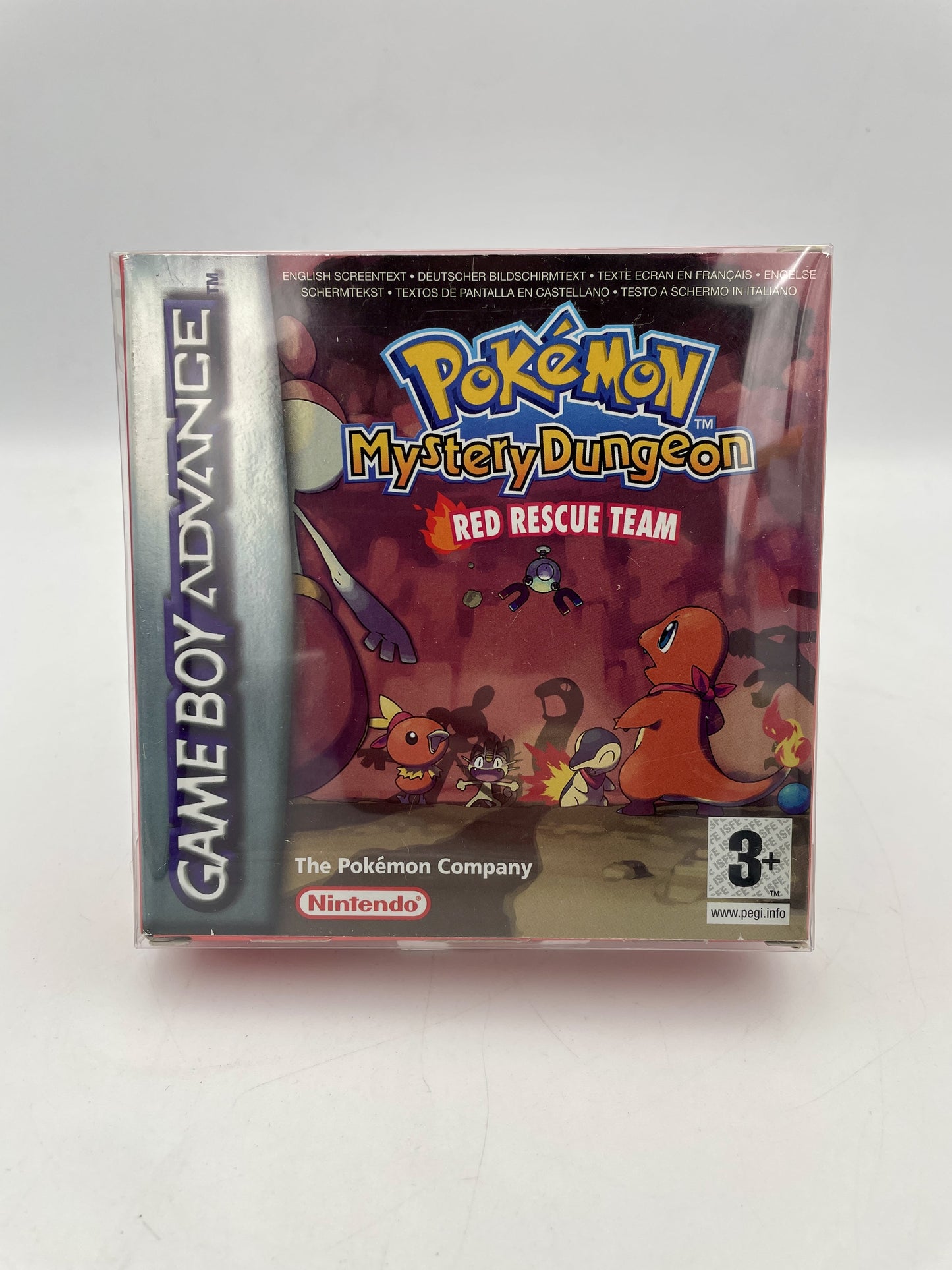 Game Boy Advance Pokémon Mystery Dungeon Red Rescue Team complete in box with cartridge, manual and GBA packaging
