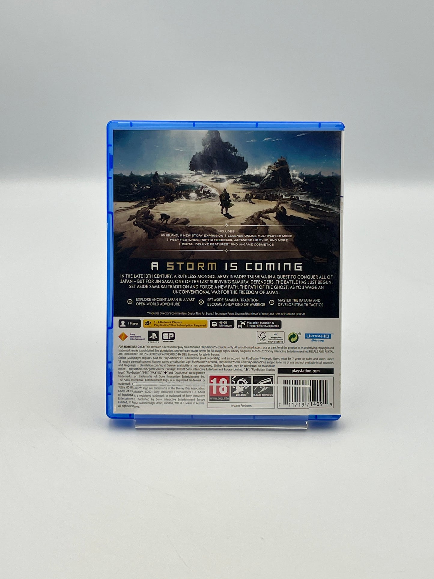 Blu-ray case with a fantasy landscape on the cover
