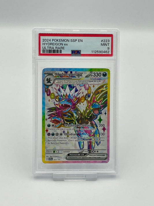 Hydreigon Ex #223 Ultra Rare - Surging Sparks - PSA 9