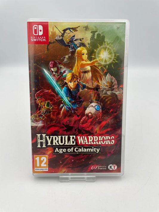 Hyrule Warriors Age of Calamity Nintendo Switch game case and cartridge