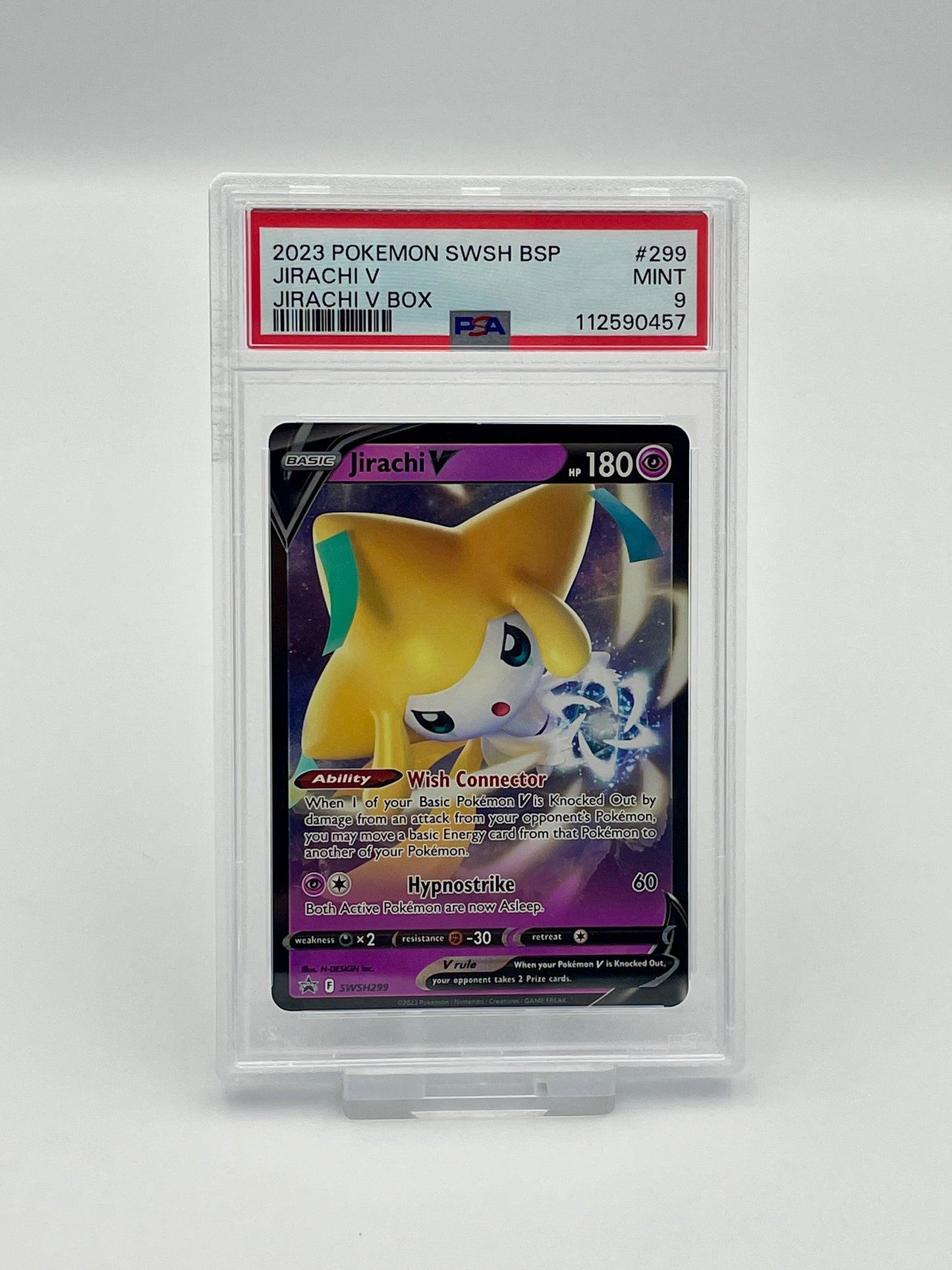 Jirachi V Promo #299 - Jirachi V Box - PSA 9