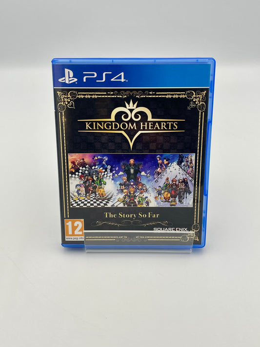 Kingdom Hearts game for PS4 on a gray background