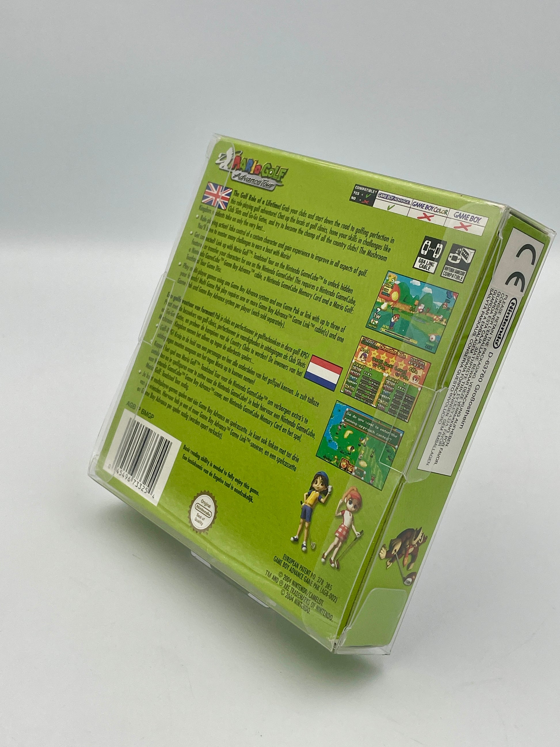 Green box with text and graphics on a white background