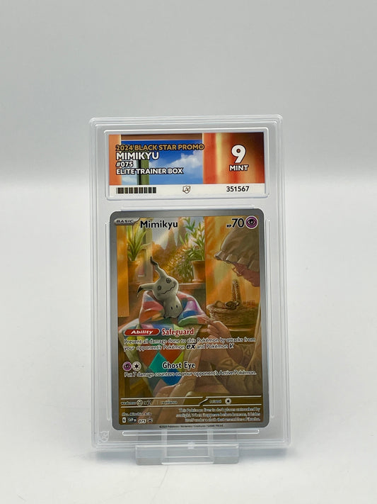 Mimikyu #075 Black Star Promo - Ace 9
