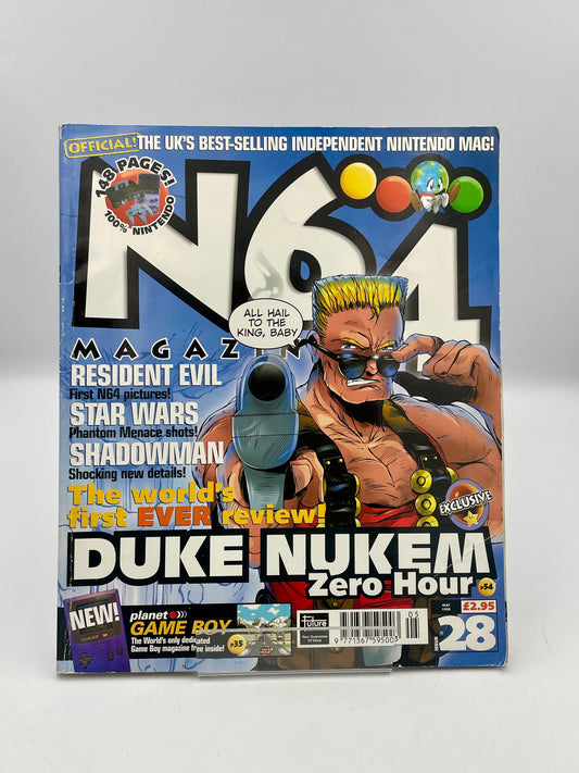 N64 Magazine Nintendo Duke Nukem - Issue 28 - 1999