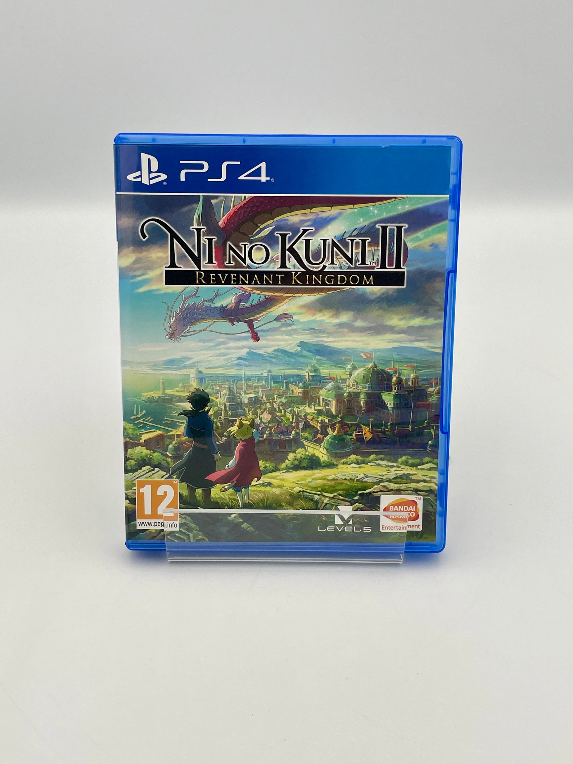 PlayStation 4 game case for 'Ni no Kuni II: Revenant Kingdom' on a white background