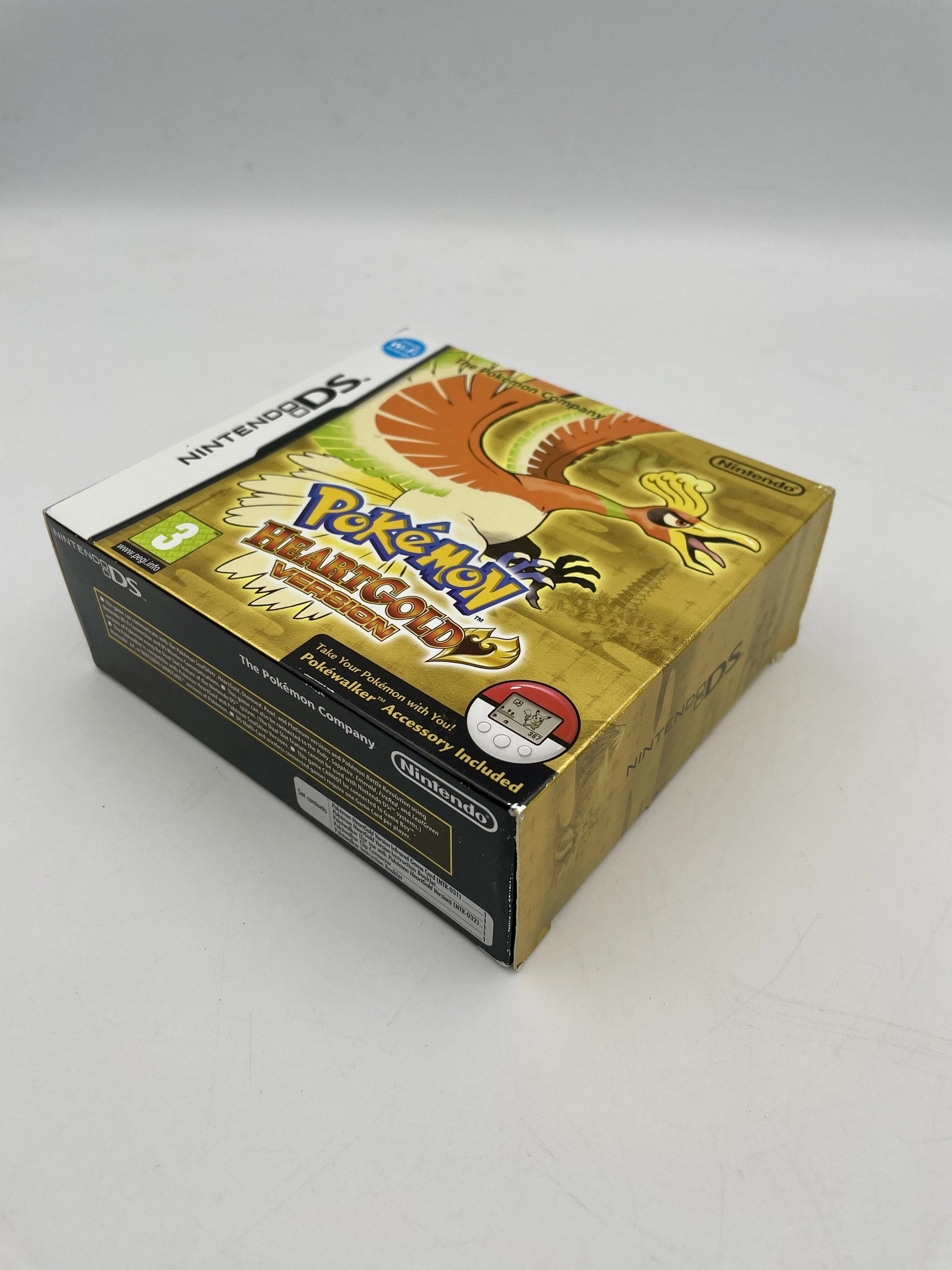 Nintendo DS Pokémon HeartGold complete in box with game cartridge, case, manuals and Pokéwalker accessory