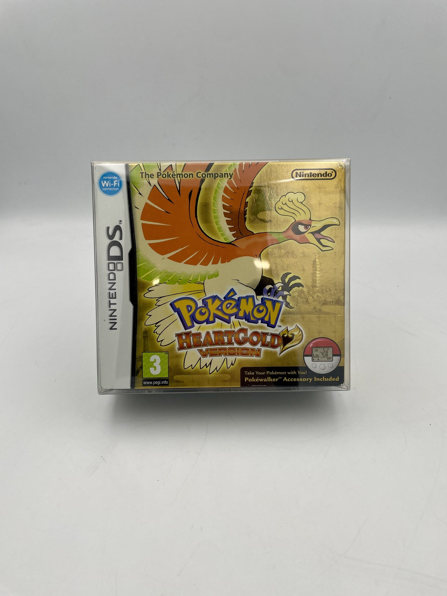 Nintendo DS Pokémon HeartGold complete in box with game cartridge, case, manuals and Pokéwalker accessory