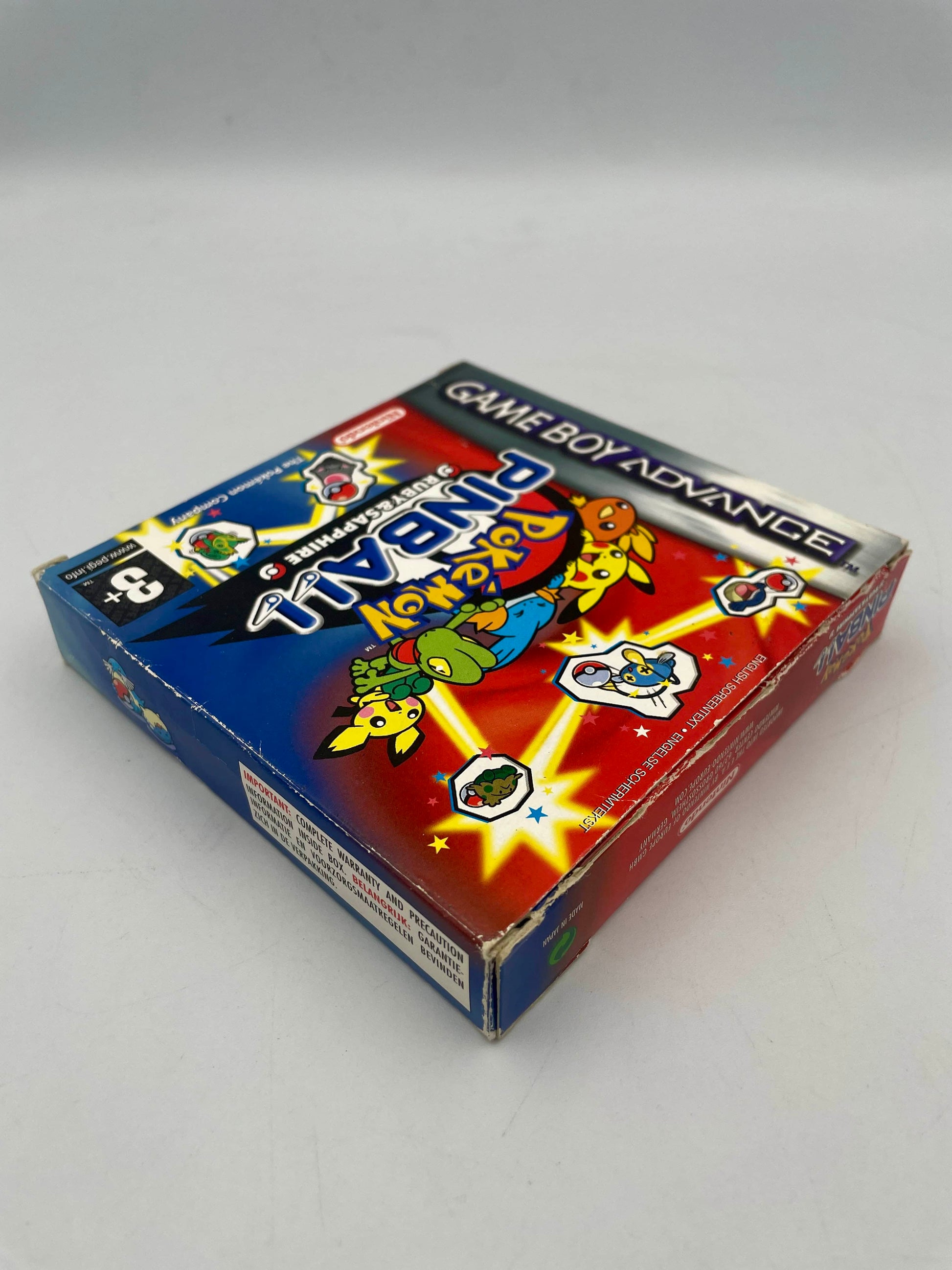 Tyrannosaurus Rex Game Boy Advance game case on a white background