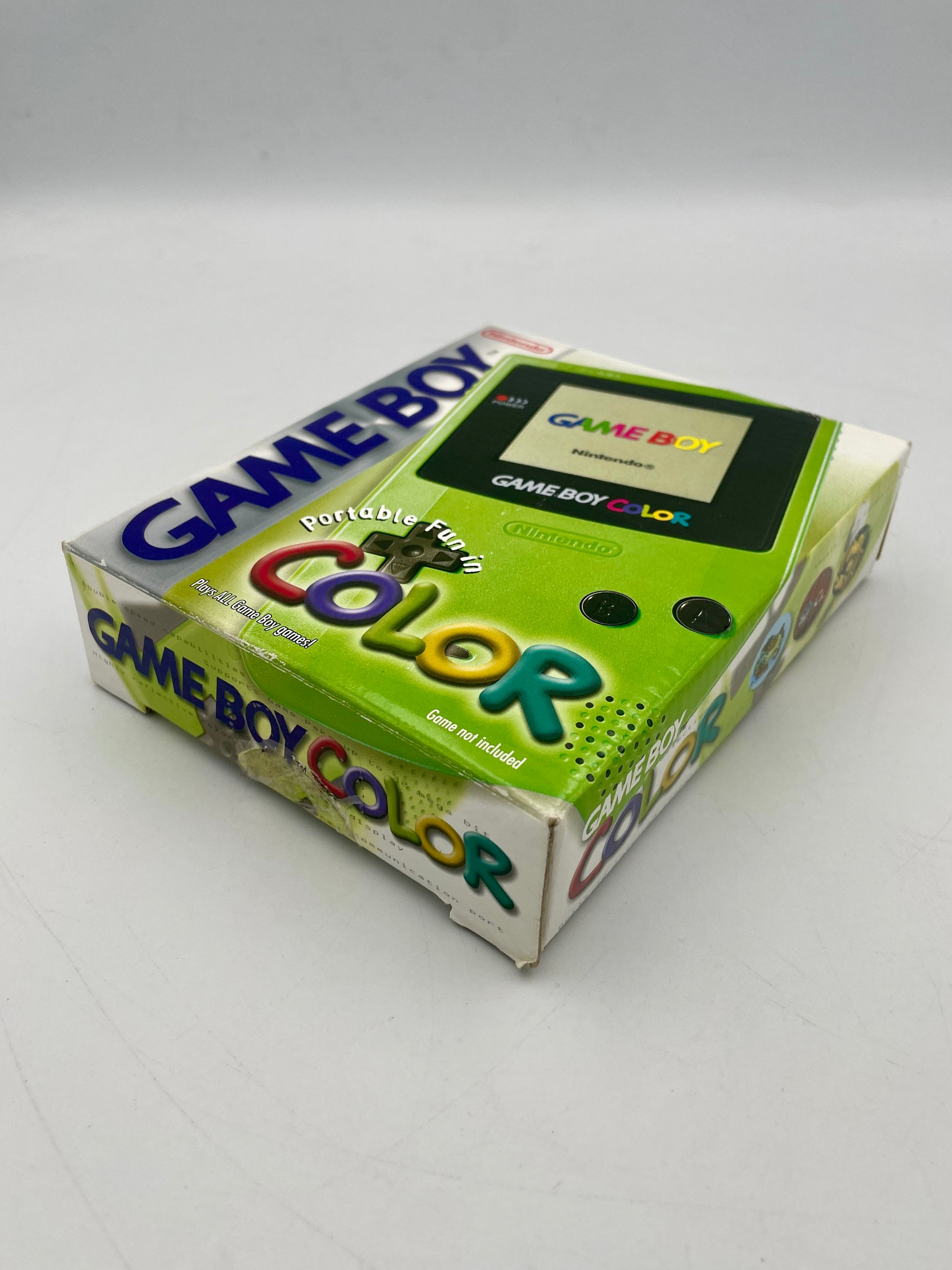 Box of Game Boy Color on a white background