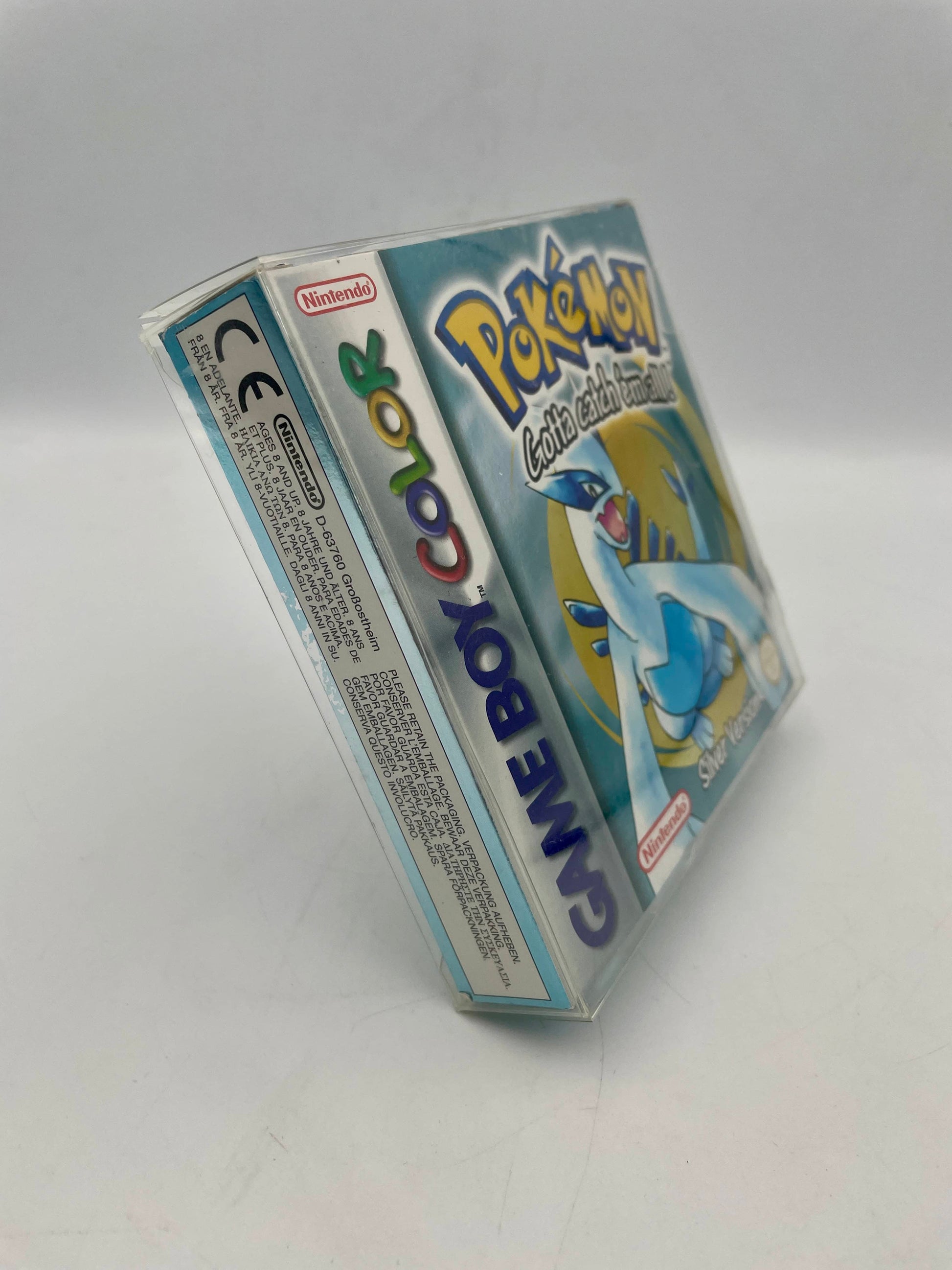 Pokémon Game Boy Color game cartridge on a white background