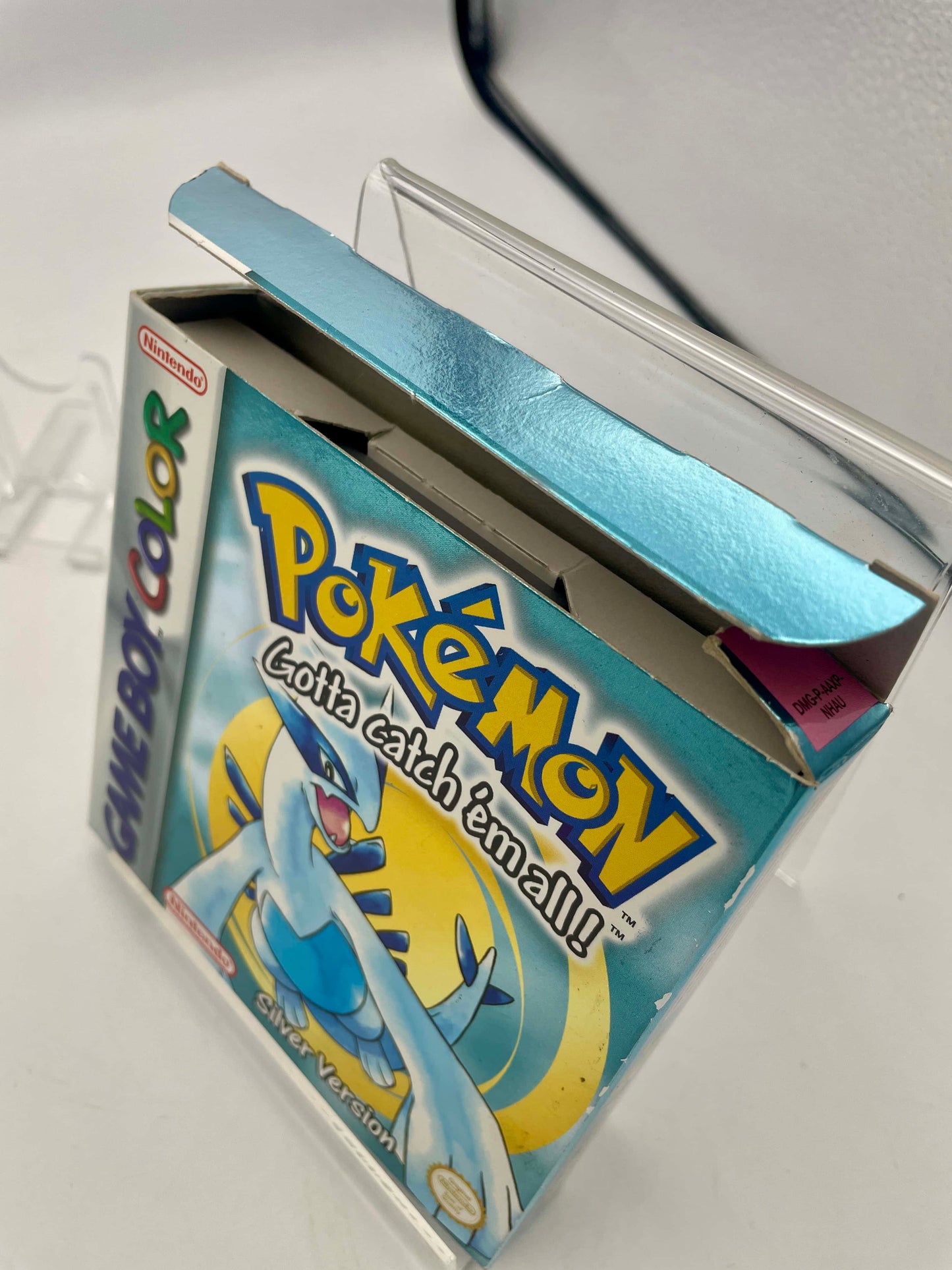 Pokémon Game Boy Color console packaging on a white background