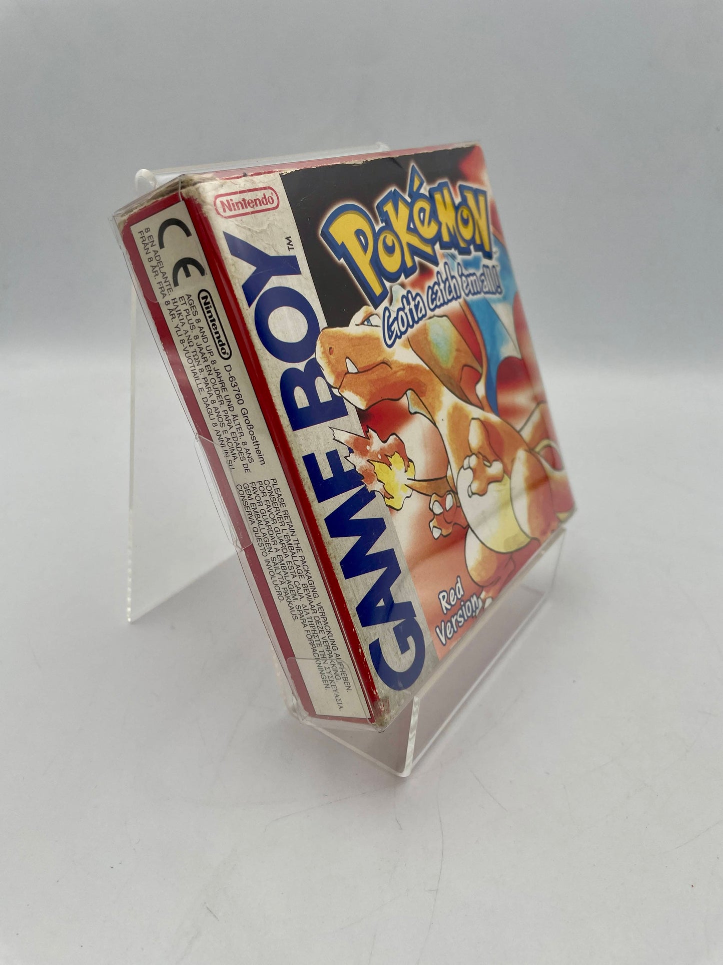 Nintendo Game Boy Pokemon Red Complete in Box
