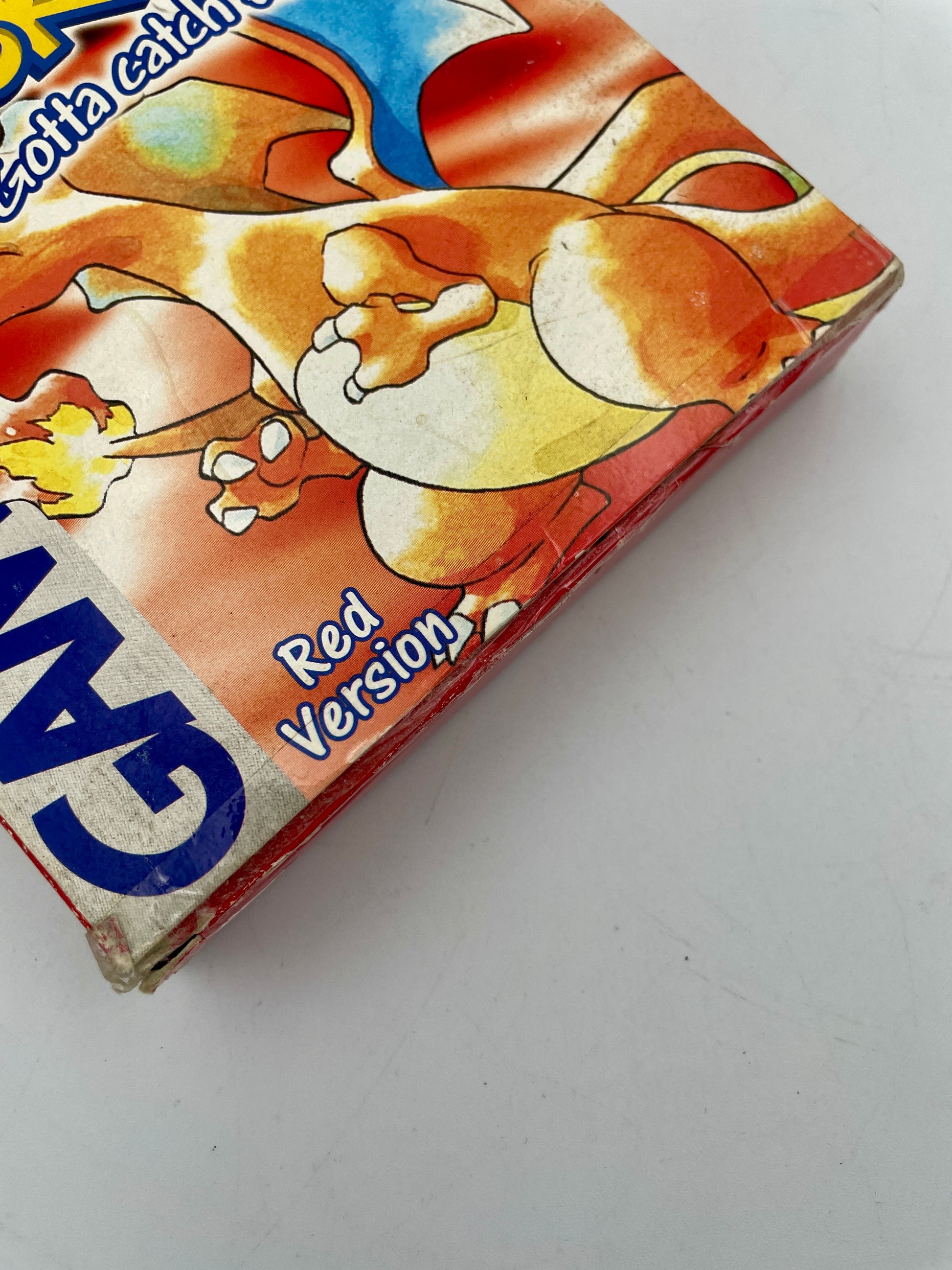 Cartoon box with a character and 'Red Version' text on a white background