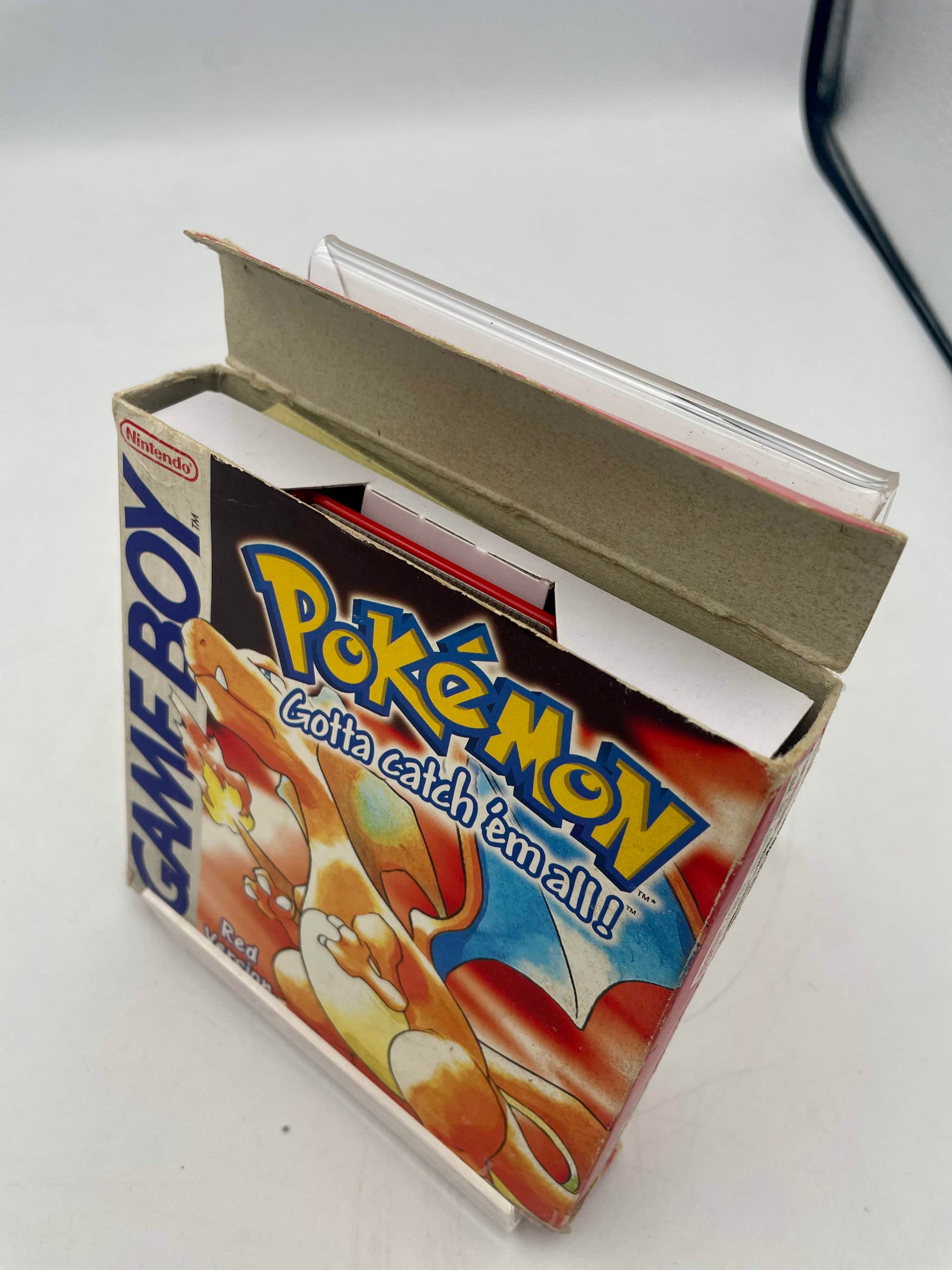Pokémon Game Boy cartridge packaging on a white background