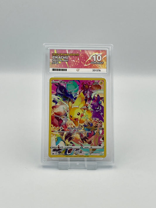 Pikachu #160 Crown Zenith - Ace 10