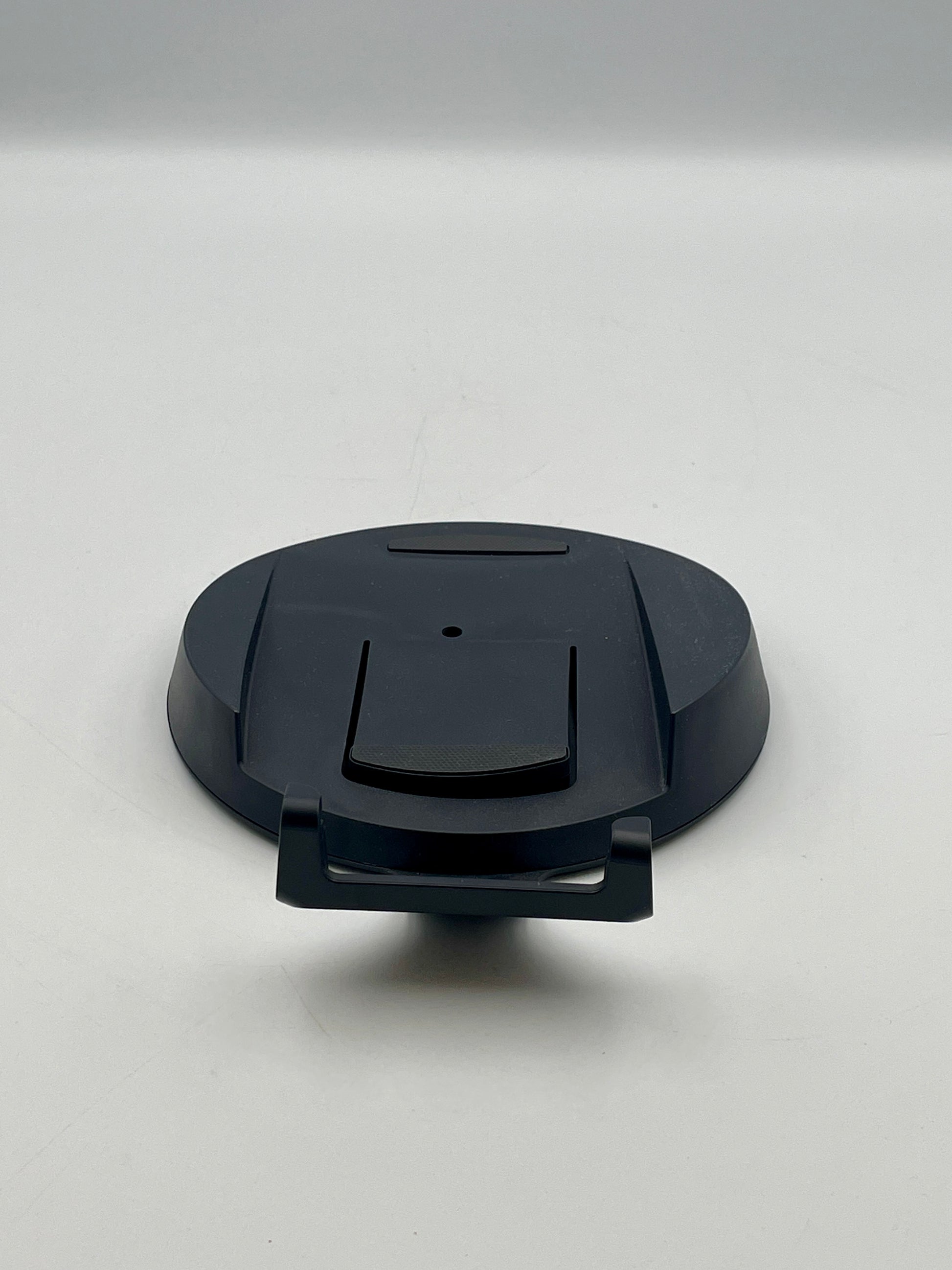 Black PS5 Stand on a light gray background