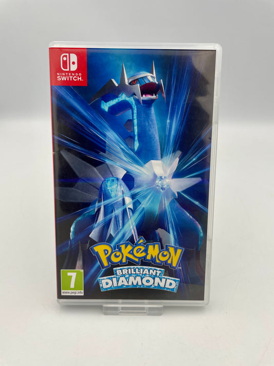 Pokémon Brilliant Diamond Nintendo Switch game case and cartridge