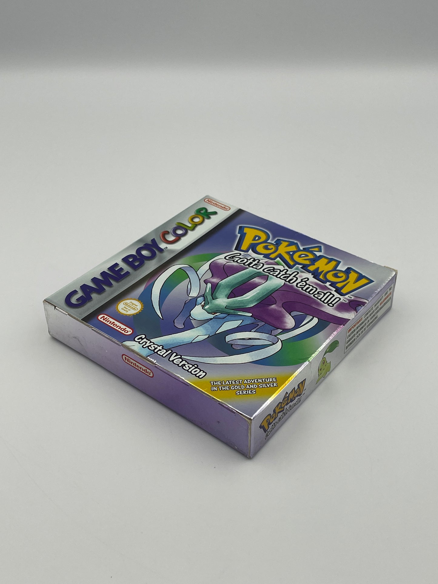 Pokémon Crystal – Game Boy Color – Complete in Box (PAL)