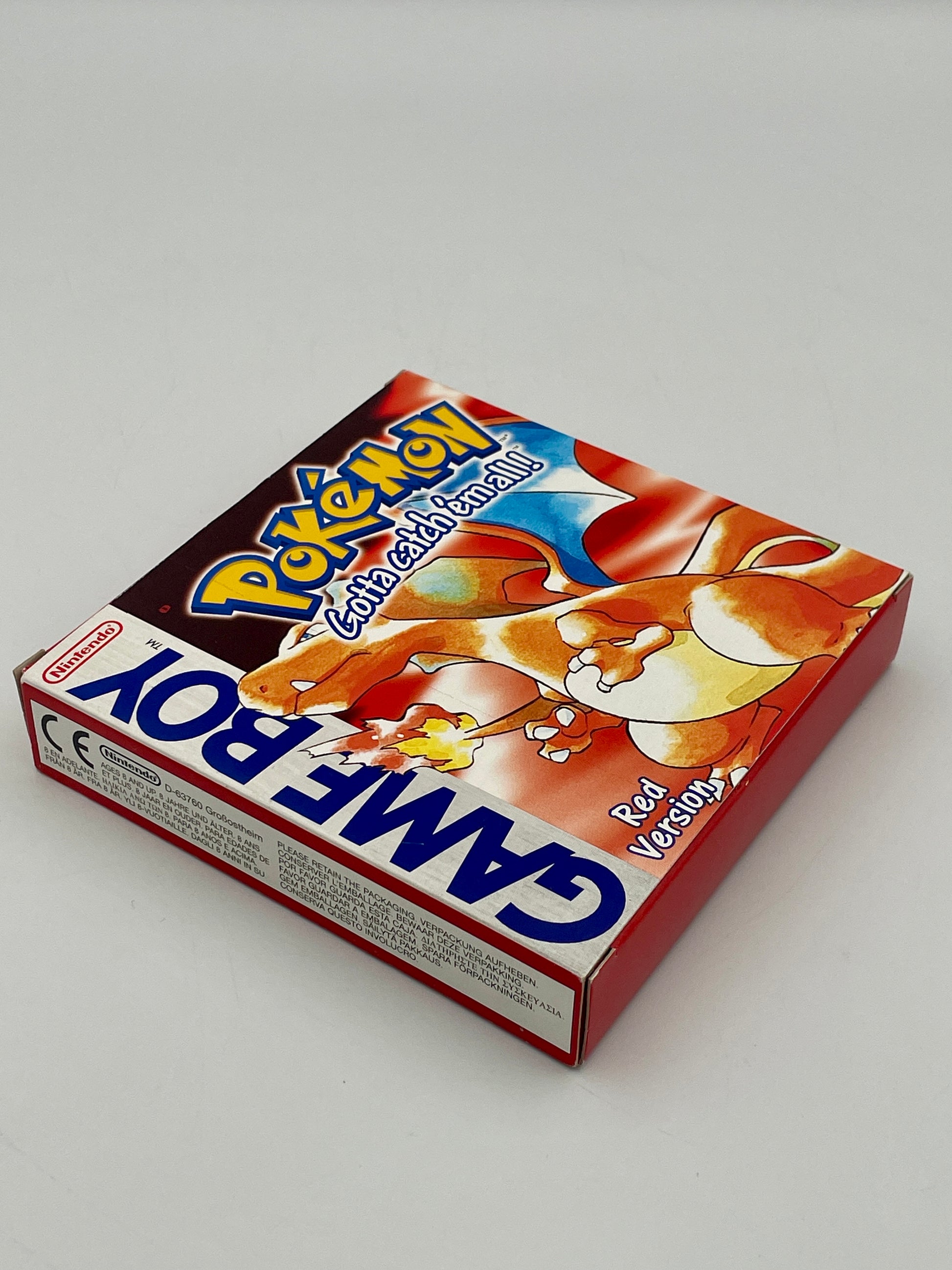 Box of Game Boy with cartoon characters on a white background