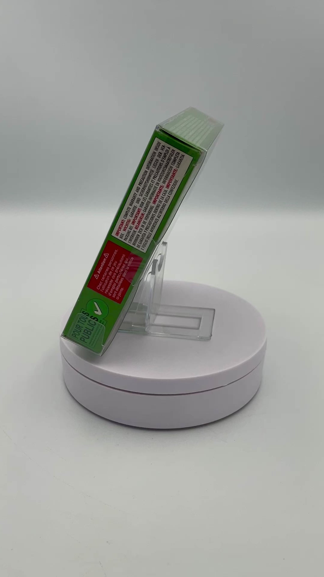 rotating video of mario golf game