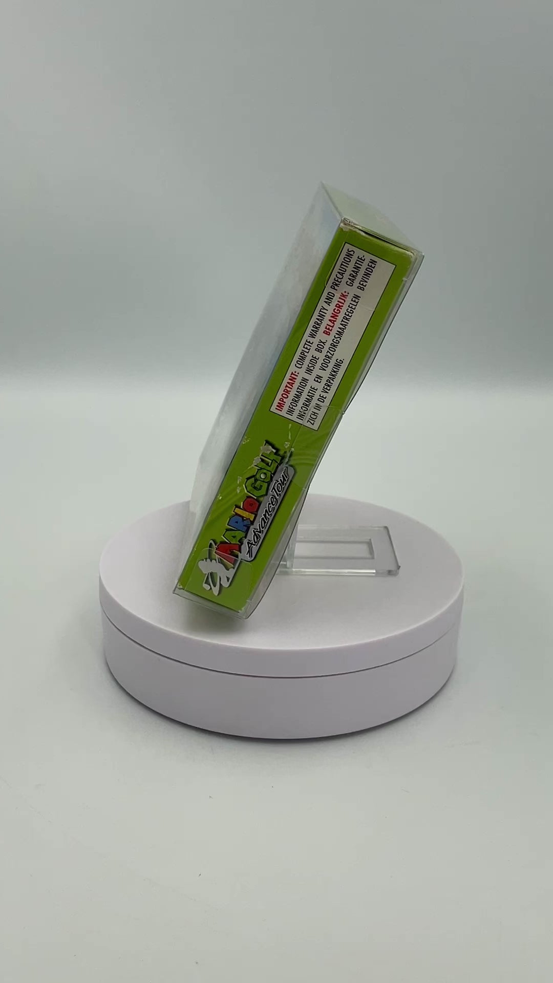 rotating video of the game mario golf advance