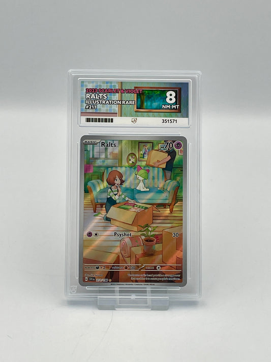 Ralts #211 Illustration Rare Scarlet & Violet - Ace 8