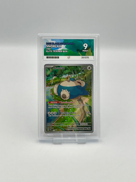 Snorlax #051 Black Star Promo (151 Elite Trainer Box) - Ace 9