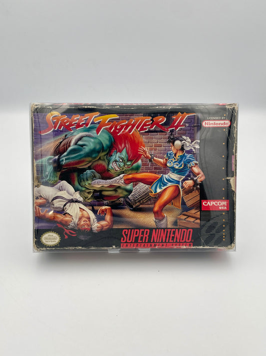 Street Fighter II SNES Game Complete in Box (USA)