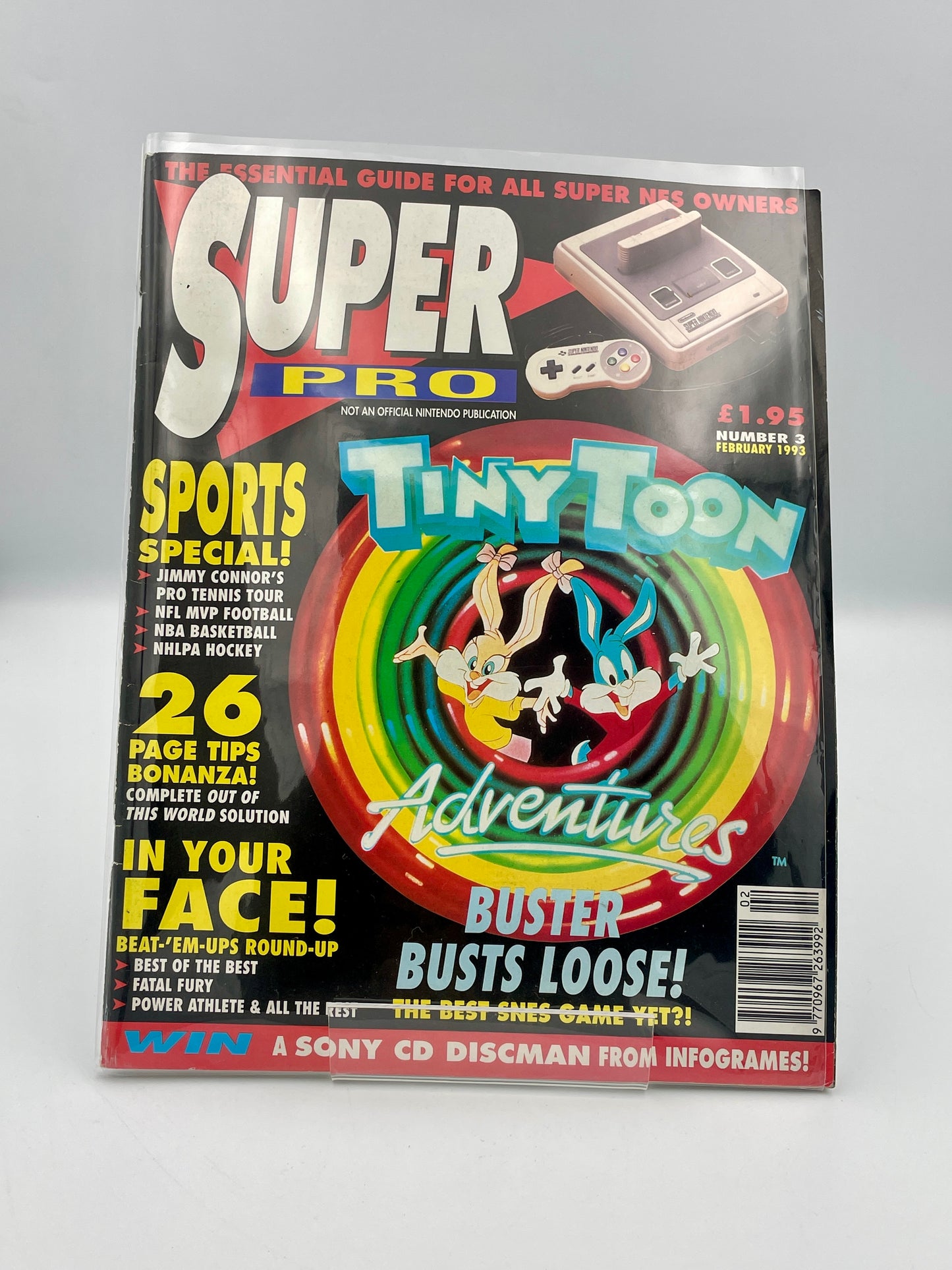 Super Pro Magazine Tiny Toons Edition - Issue 3 - 1993