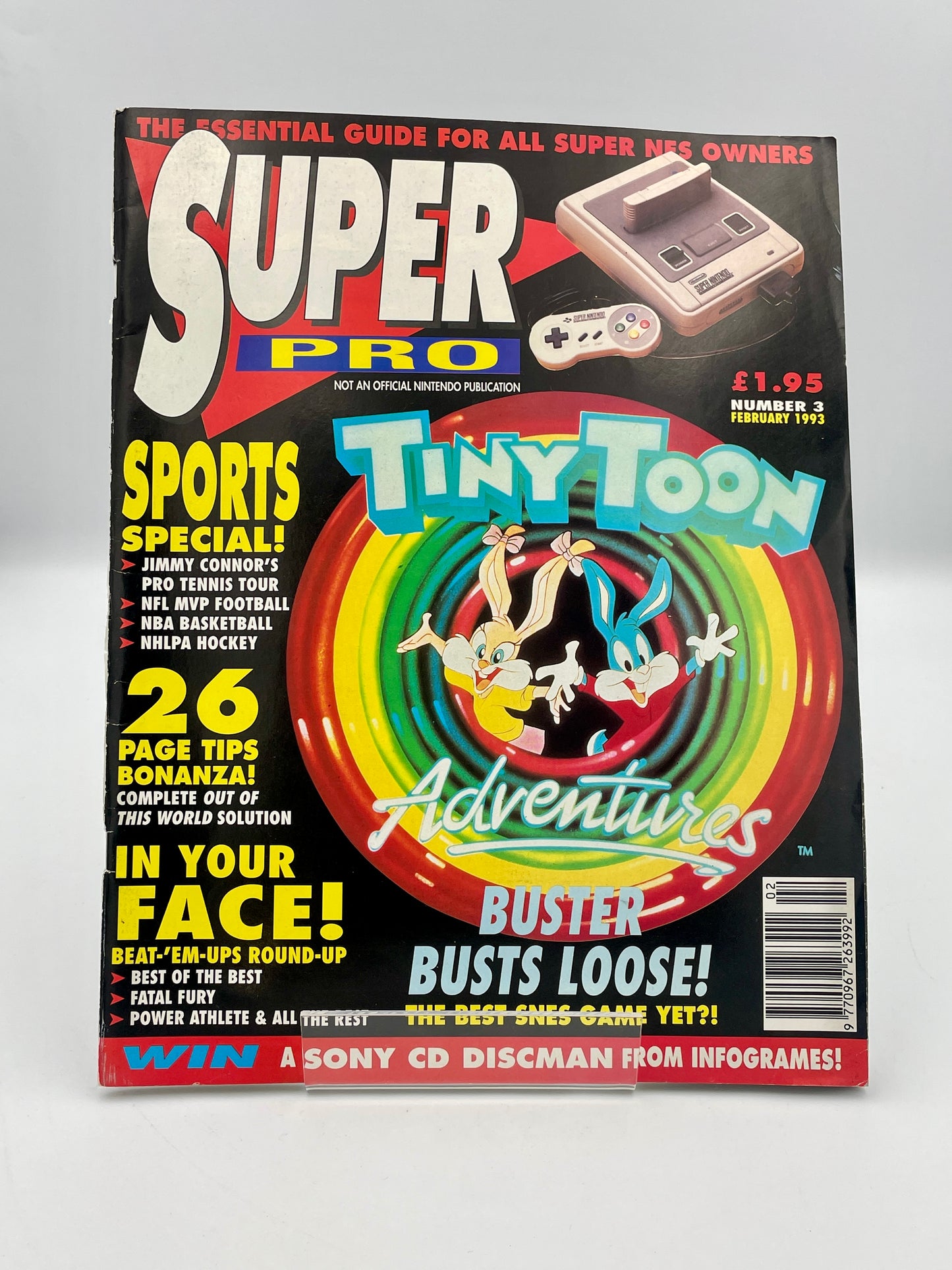Super Pro Magazine Tiny Toons Edition - Issue 3 - 1993