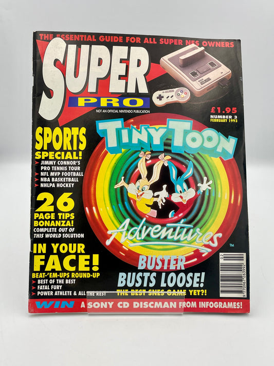 Super Pro Magazine Tiny Toons Edition - Issue 3 - 1993