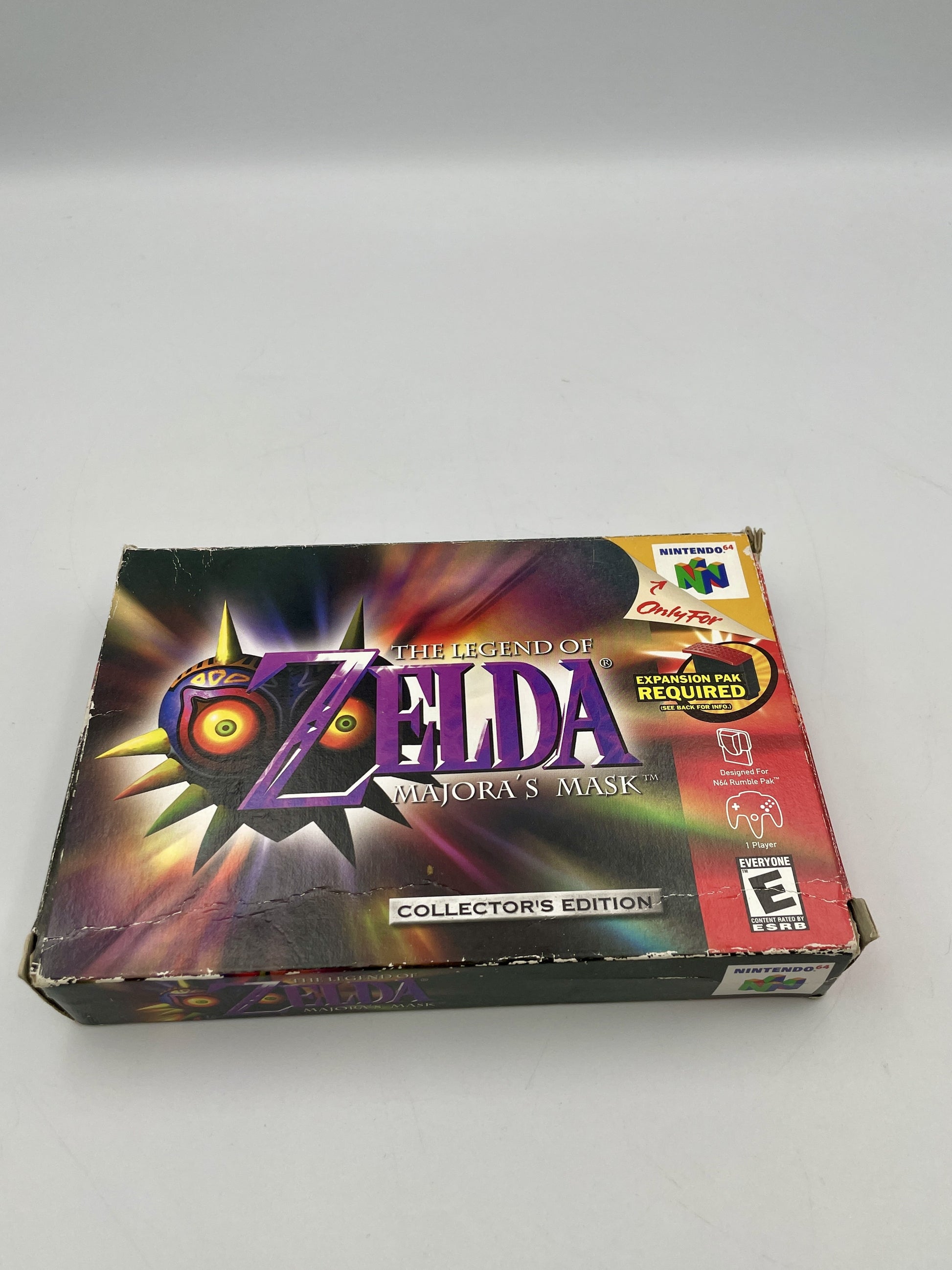 Collector's edition of 'The Legend of Zelda: Majora's Mask' on a white background
